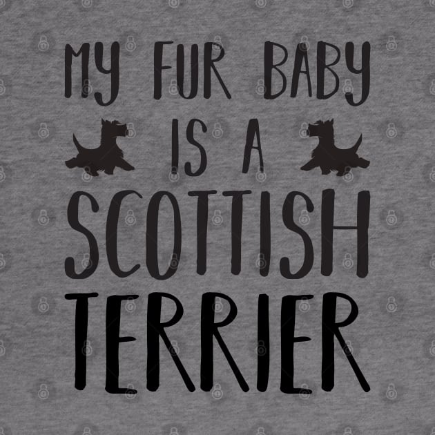 My Fur Baby Is A Scottish Terrier by DPattonPD